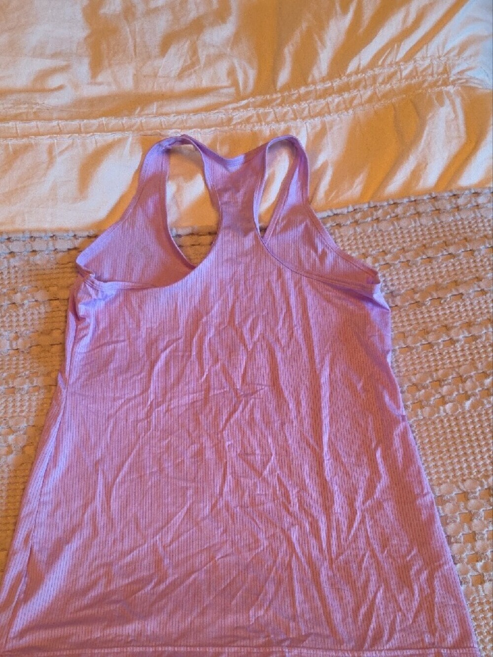 adidas Lavender Racerback Tank - Picture 3 of 3
